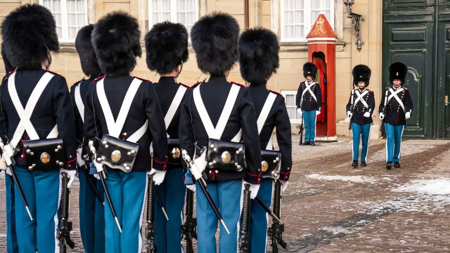 Frederik VIII's Palæ. Amalienborg slotsanlæg i Frederiksstaden i København, fredag den 5. januar 2024. Amalienborg er hovedresidens for det danske Kongehus. (Foto: Thomas Traasdahl/Ritzau Scanpix)