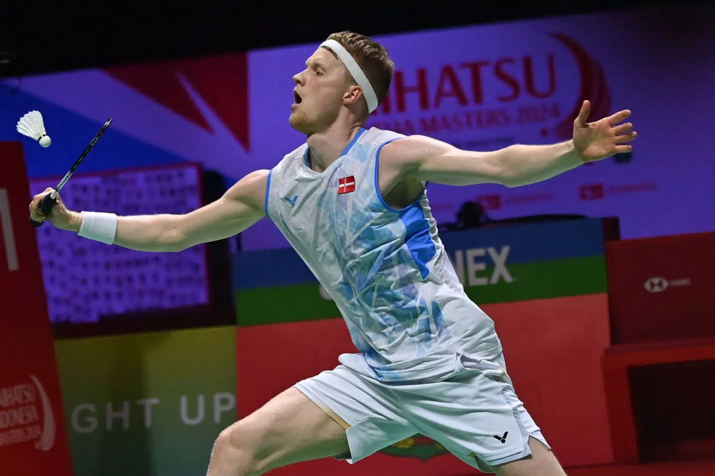 Anders Antonsen åbnede onsdag All England med det gode spil, han har vist hidtil i 2024. (Arkivfoto).