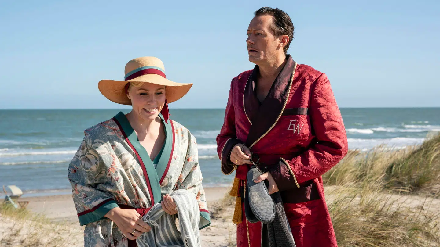 Hr. og fru Weyse ved Vesterhavet.