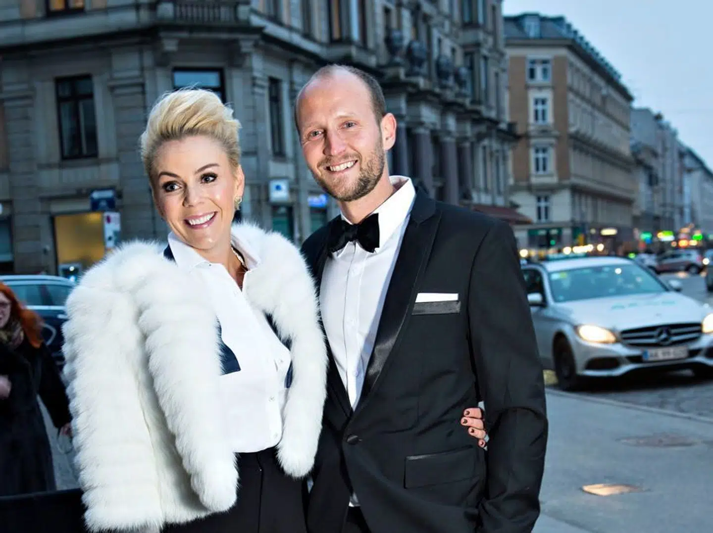 Arkivfoto af Lene Beier og hendes mand Anders.