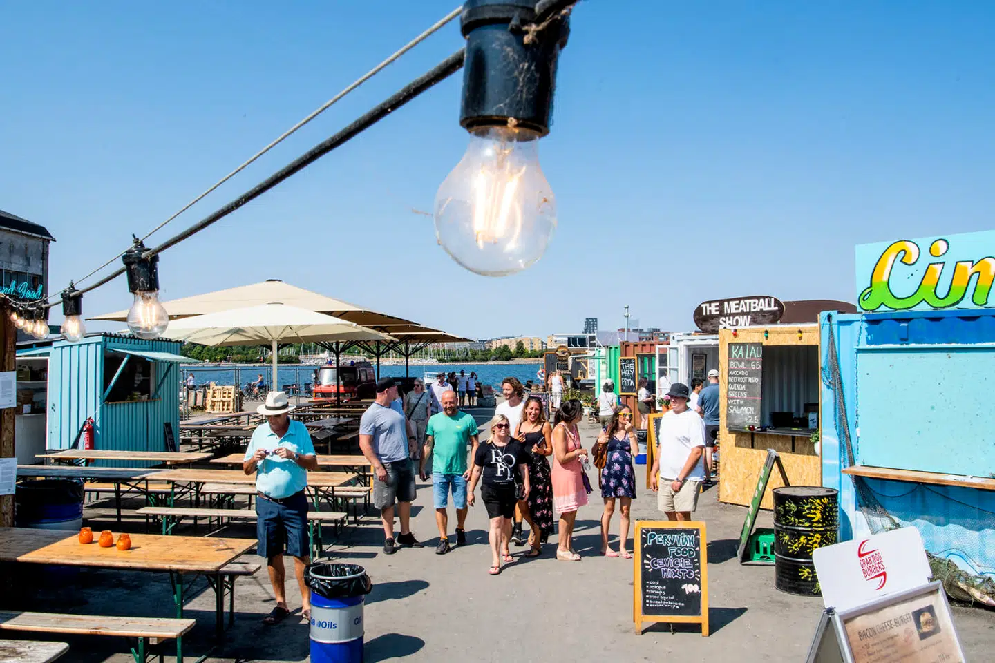 (ARKIV) madmarked Reffen på Refshaleøen. Det er gyldne tider for den danske restaurationsbranche, der omsætter for mere og mere og ansætter masser af folk. Det skriver Ritzau, mandag den 22. oktober 2018. (Foto: Søren Bidstrup/Ritzau Scanpix)