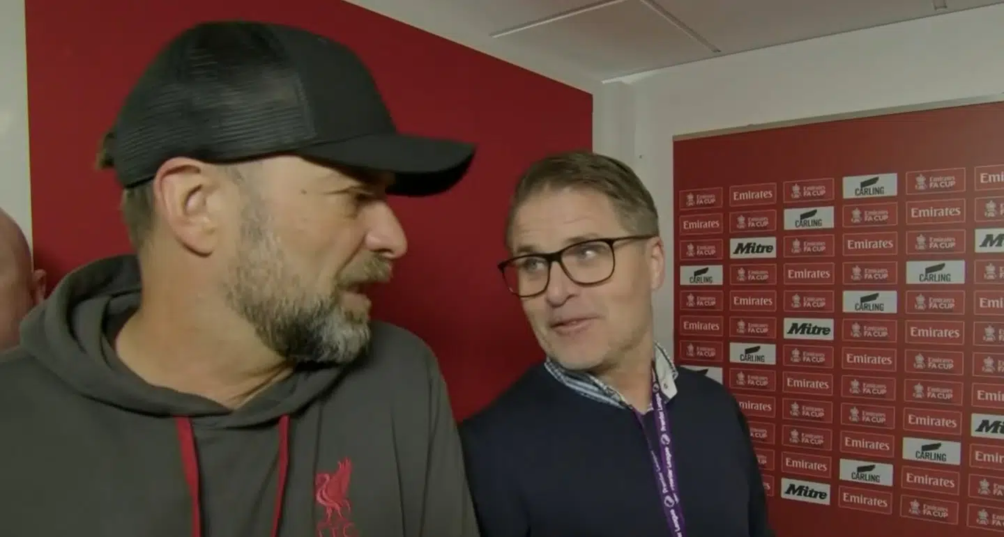 Bølgerne gik højt mellem Jürgen Klopp og Niels Christian Frederiksen.