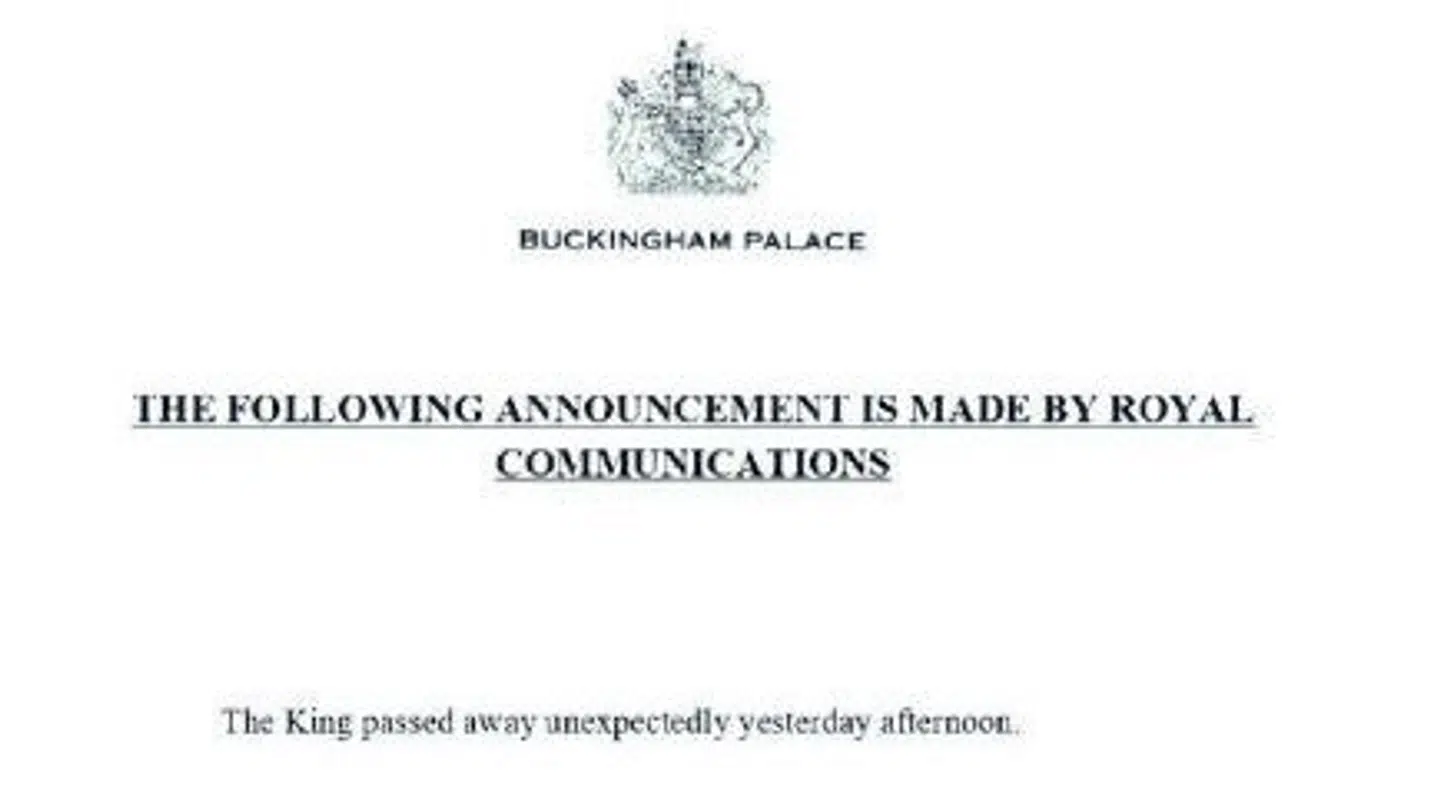 Den falske pressemeddelelse der spredes.