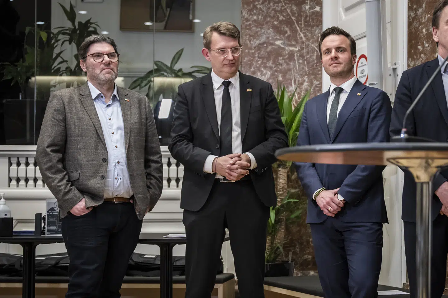 Mads Fuglede meddelte klokken 9 tirsdag til Venstre-formand Troels Lund Poulsen, at han skifter til Danmarksdemokraterne. (Arkivfoto).