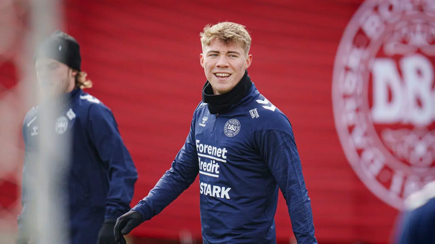 Rasmus Højlund er tilbage i landsholdslejren til kampene mod Schweiz og Færøerne.