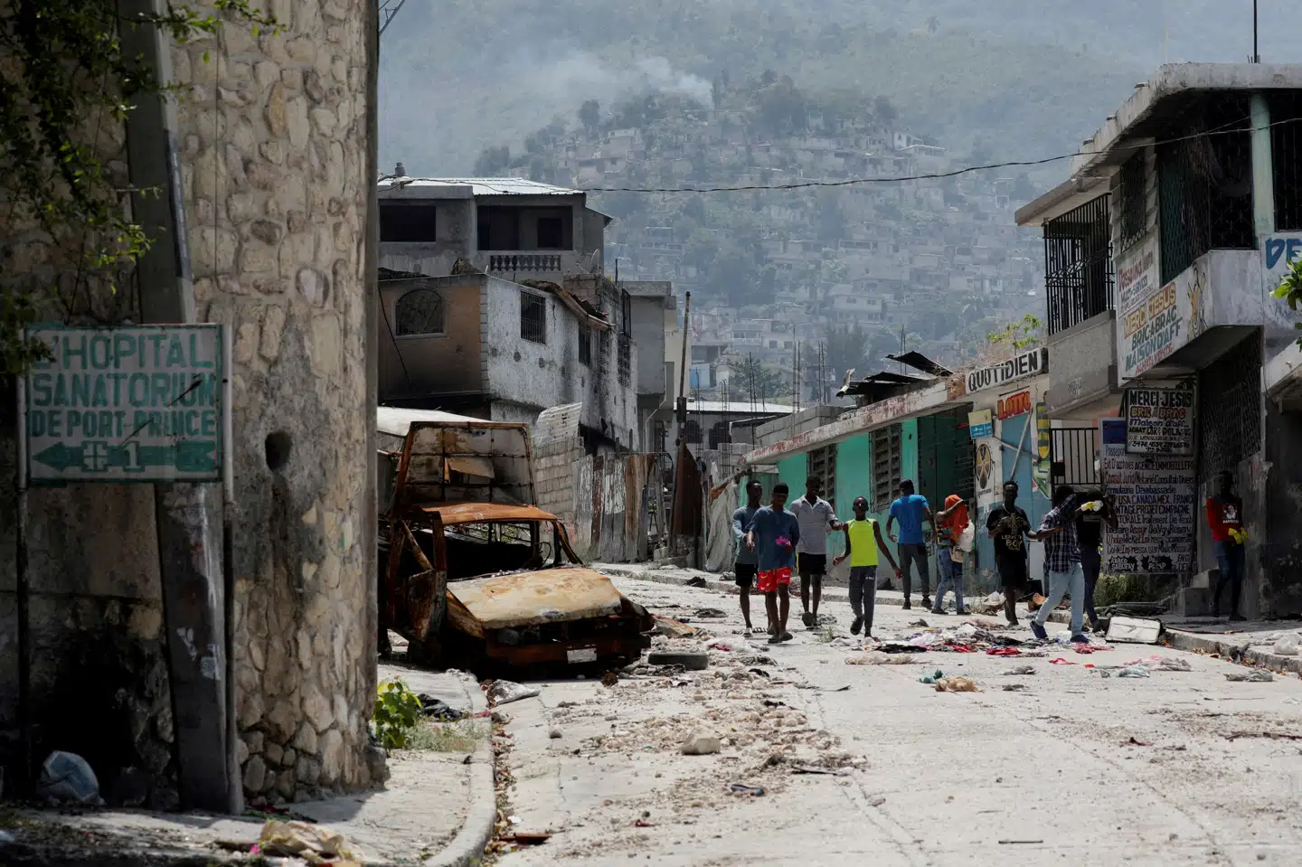 Bander forsøger at tage magten i Haitis hovedstad, Port-au-Prince, mens en overgangsregering ser ud til snart at være på plads. (Arkivfoto).