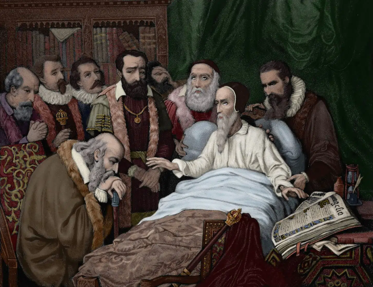 Last moments of Calvin, 1882. Foto: Kurwenal, Prisma