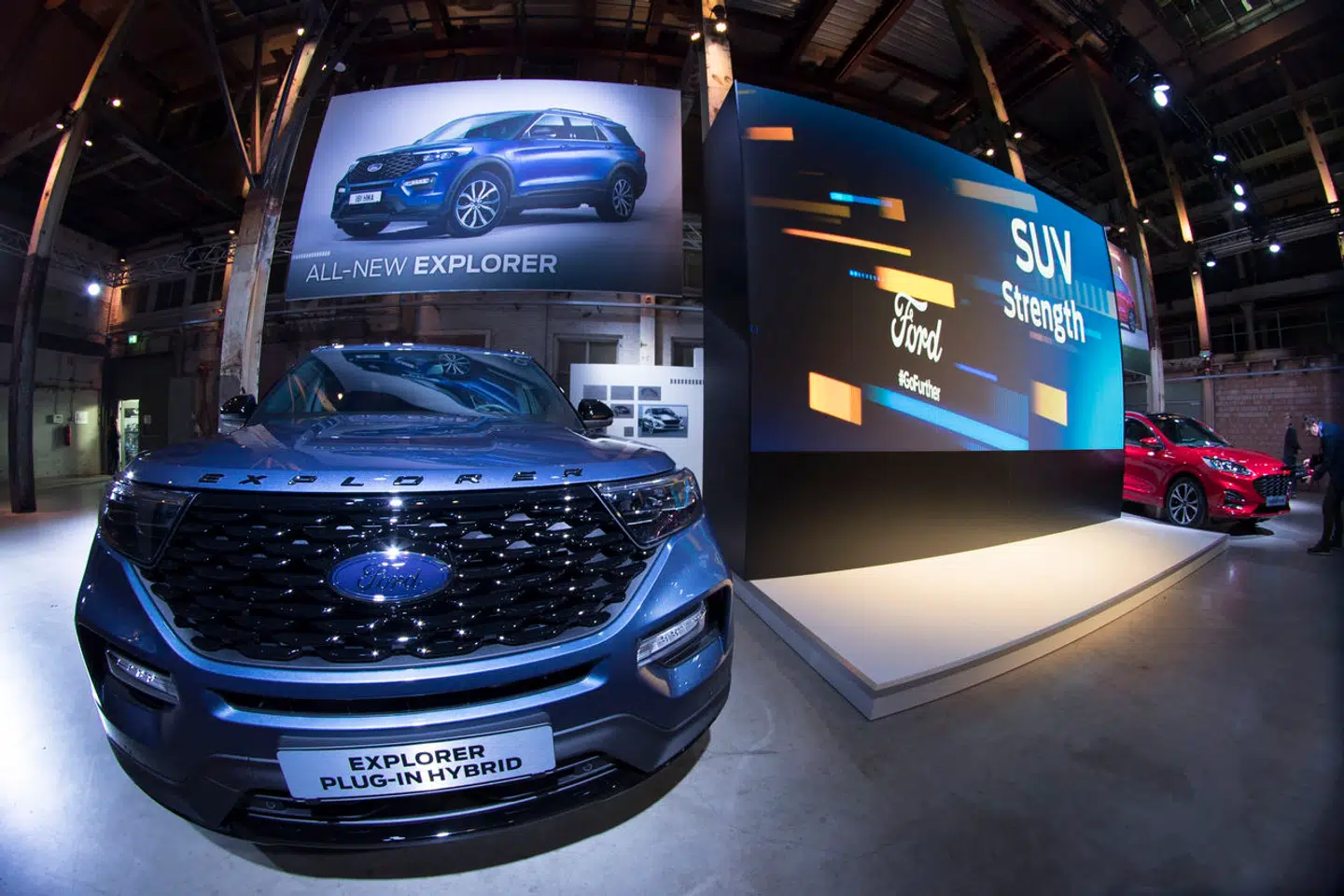 Salget hos Ford Motors steg med 32 procent i februar 2024 sammenlignet med året før. En stor del af de flotte tal er på grund af deres hybridmodeller. Her er det modellen Ford Explorer.