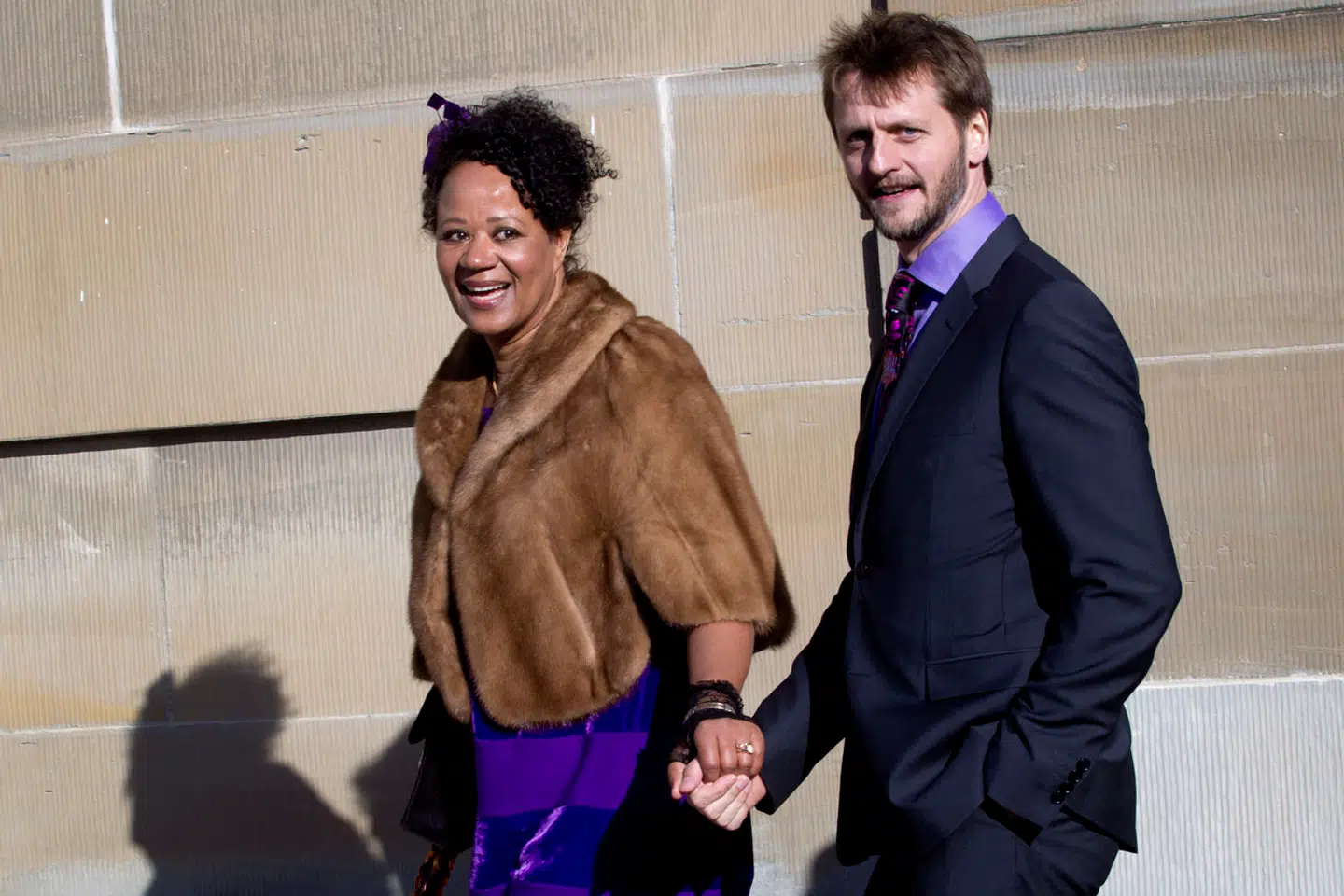 Hella Joof med manden Henrik Jepsen, også kaldet 'Snit'.