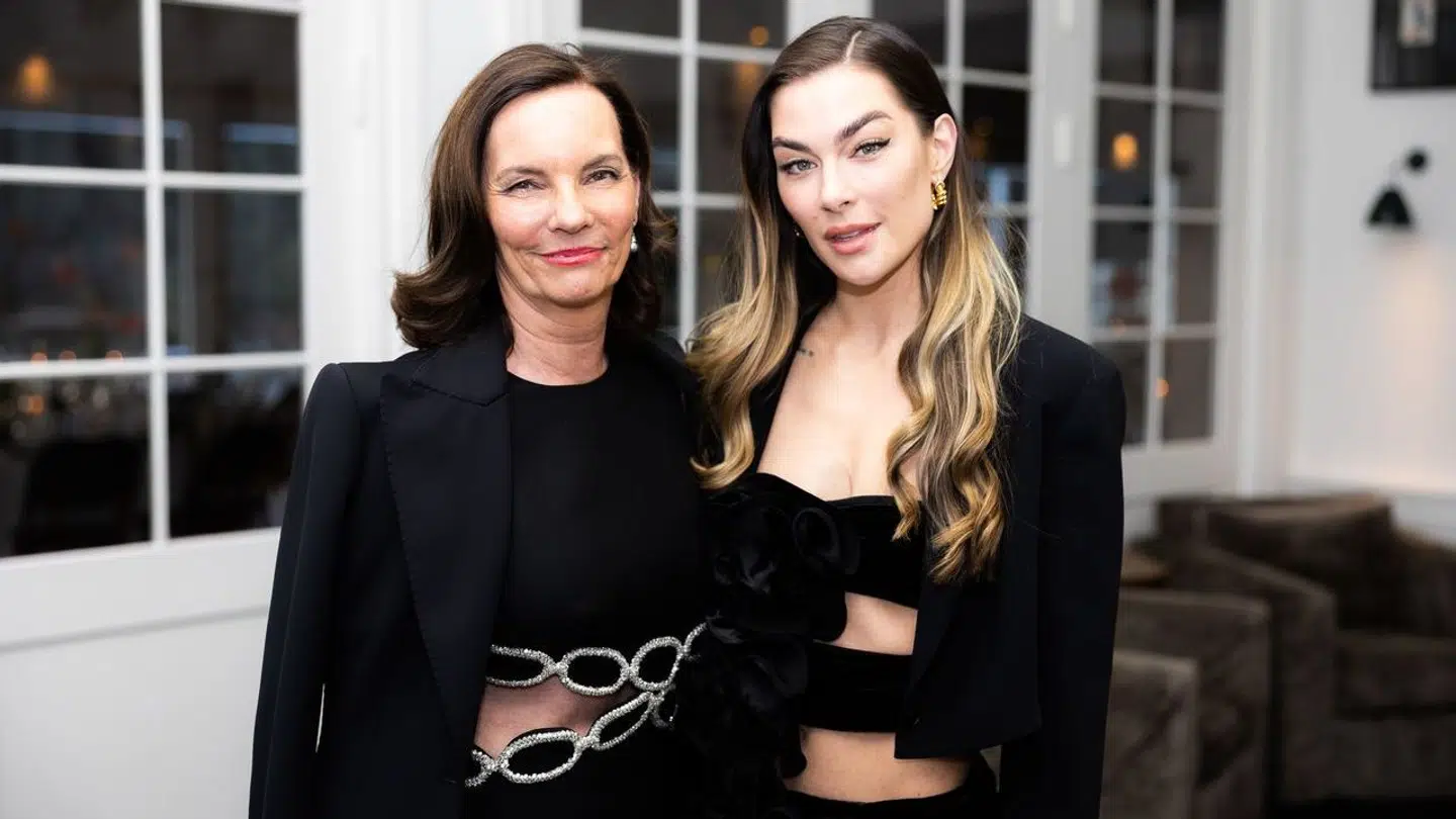 Janni Spies med datteren Michala Brylov.