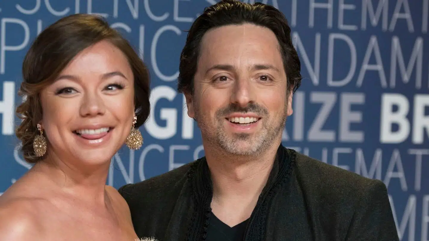 Nicole Shanahan sammen med sin daværende mand Google-milliardæren Sergey Brin i 2018. De to er siden blevet skilt.