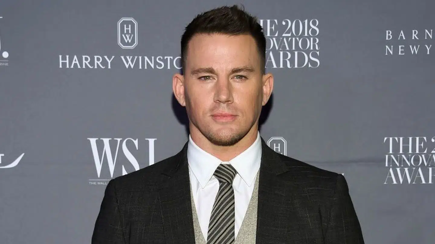Her ses Hollywoodstjernen Channing Tatum.