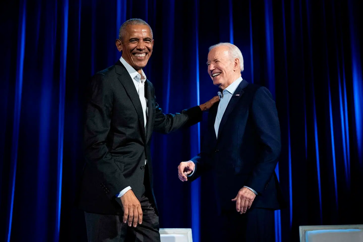 Torsdag i New York var de to tidligere amerikanske præsidenter Barack Obama og Bill Clinton sammen med den nuværende amerikanske præsident, Joe Biden, samlet til en indsamling til støtte for Bidens præsidentvalg.