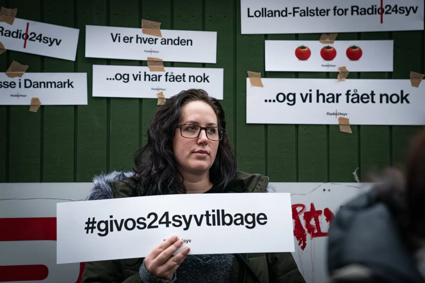 I november 2019, da det gamle Radio24syv tabte DAB-udbuddet, blev der afholdt en tavs demonstration for den lukkede radiokanal foran Kulturministeriet. (Arkivfoto).