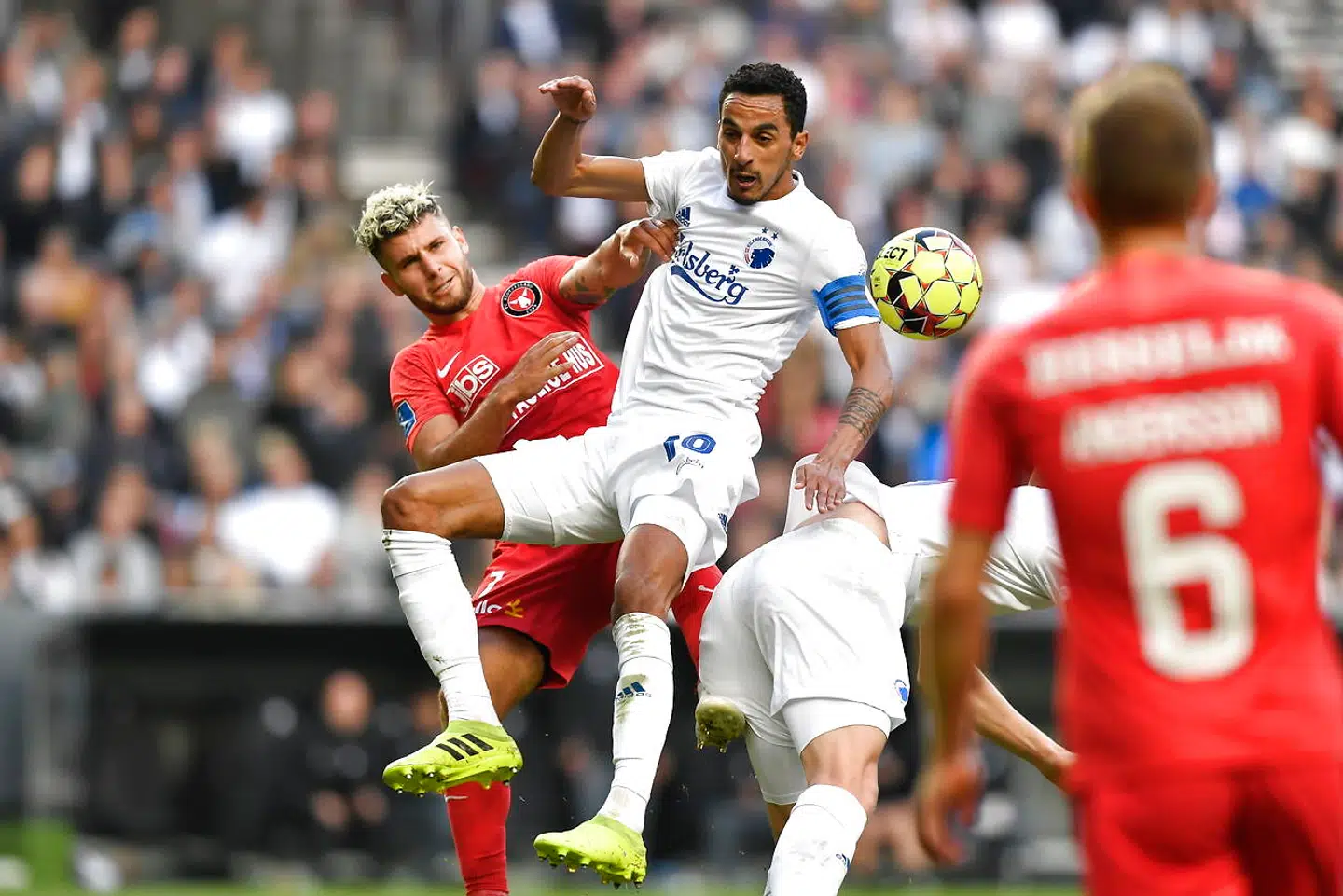 Superligaen. FC København vs. FC Midtjylland i Telia Parken i København søndag den 22. september 2019. Anders Kjærbye - Ritzau Scanpix