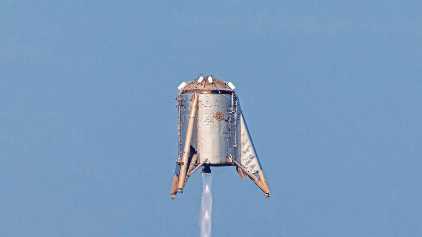SpaceX testede tidligere i år deres prototype 'Starhopper', der er en del af det rumskib, der skal kunne sendes til Mars.