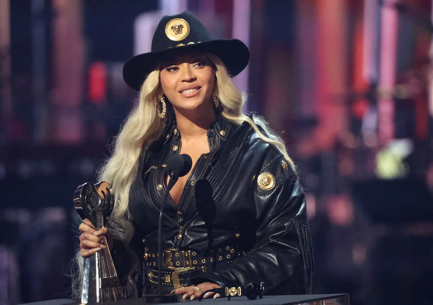 Beyonce modtog Innovator Award-prisen for »Cowboy Carter« ved iHeartRadio Music Awards i Los Angeles.