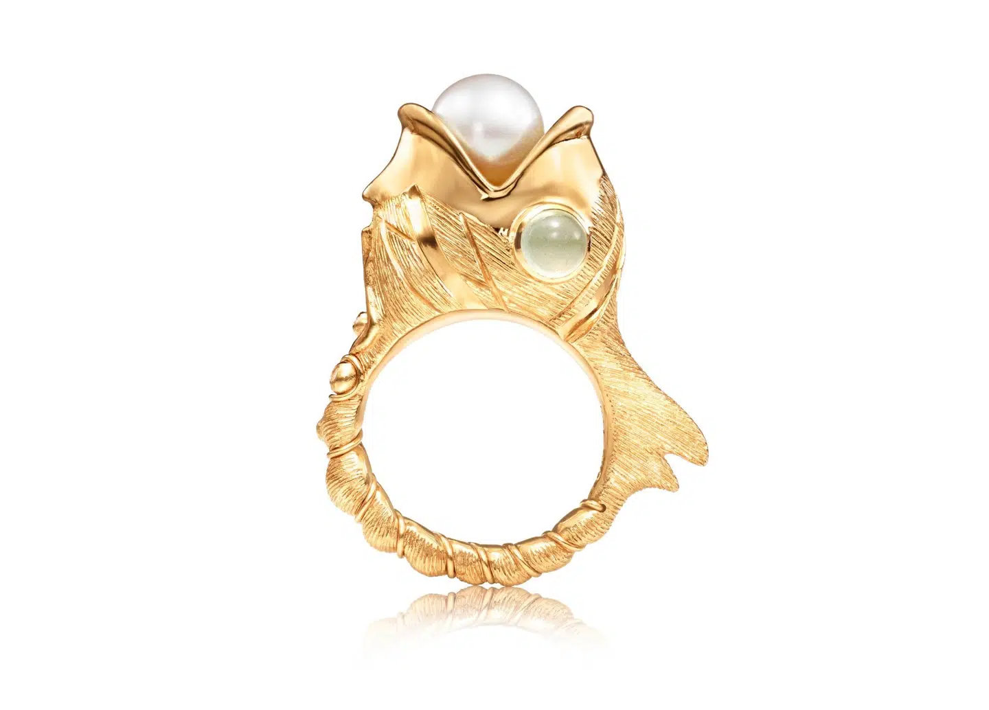 Young Fish-lillefingerring designet af Sofia Lynggaard Normann.