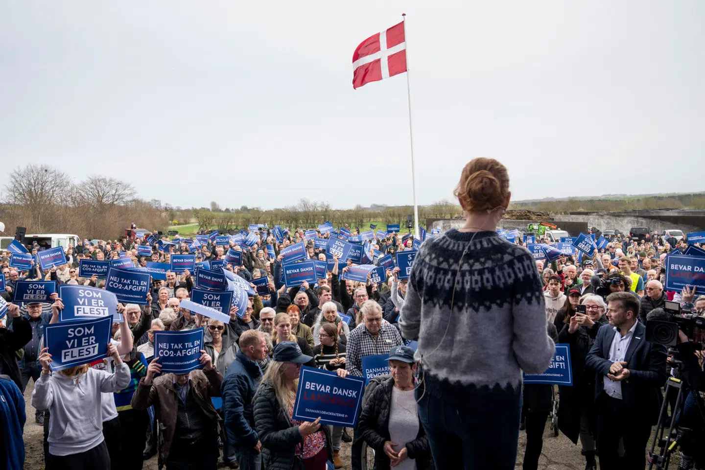 Det var tydeligt kulminationen på dagen, da Inger Støjberg holdt sin tale for forsamlingen.