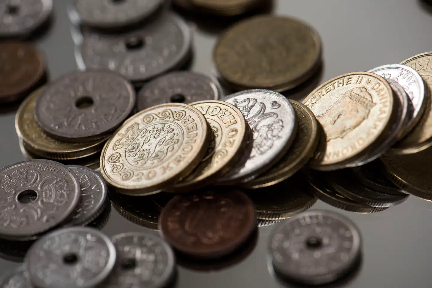 Penge, mønter og sedler, torsdag den 5. marts 2020.