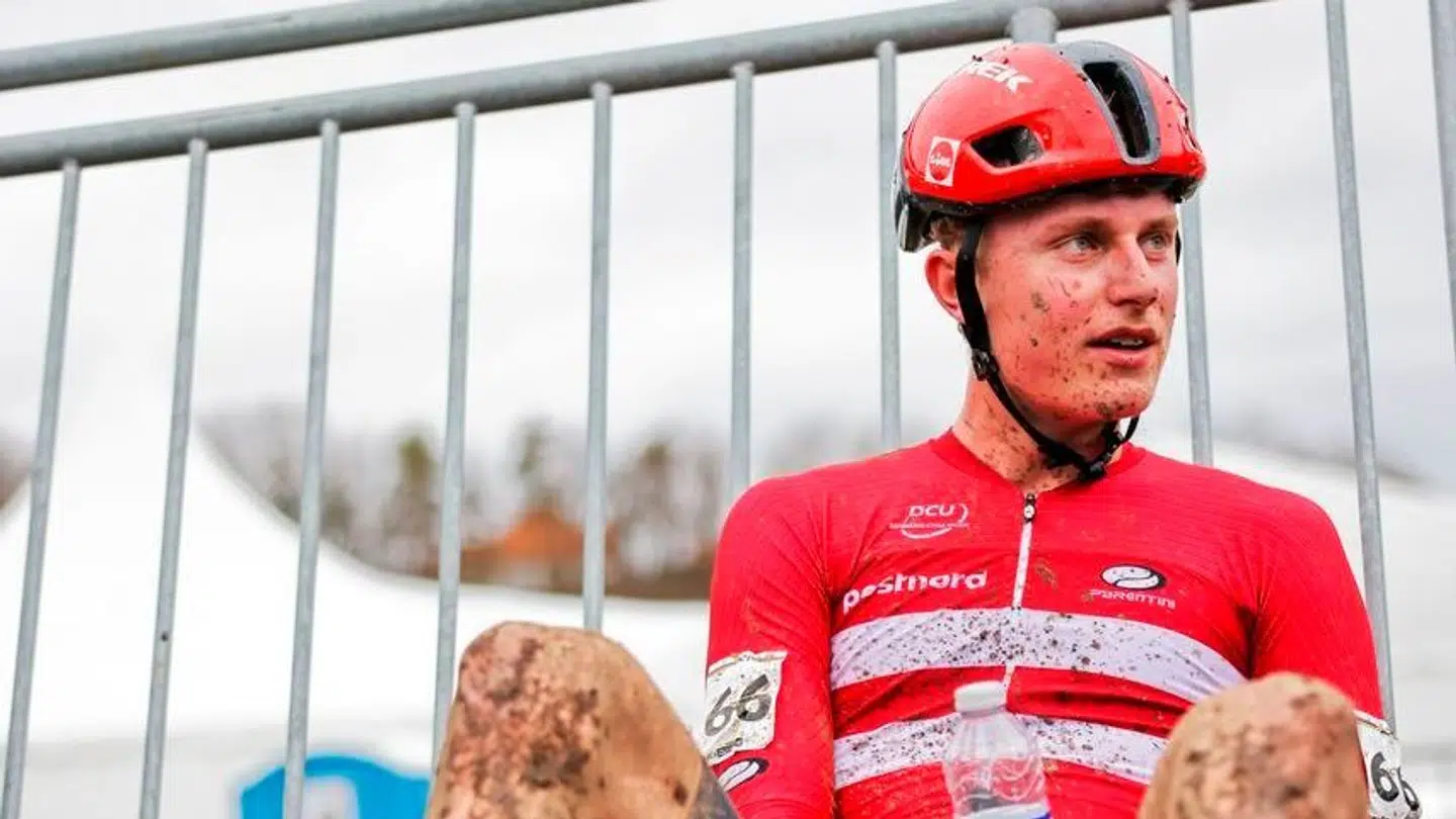 Albert Philipsen efter juniorernes VM i cykelcross tidligere på året.