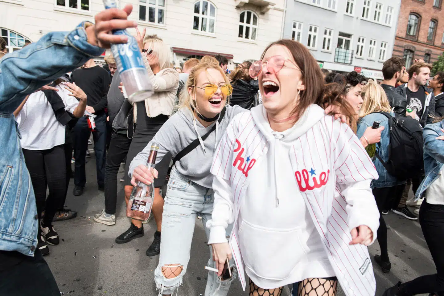 Distortion har de senere år delt festen op i to, så der både er noget til de yngre gæster og til det mere modne publikum. Her et foto fra 2017.