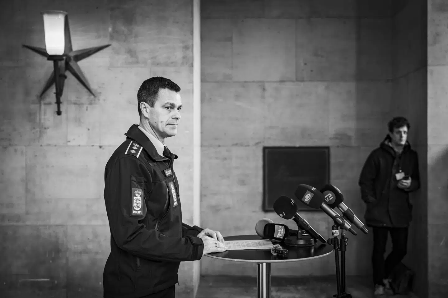 Vicepolitiinspektør Brian Belling på Politigården i København fortalte under en pressebriefing den 7. februar om drabssagen.