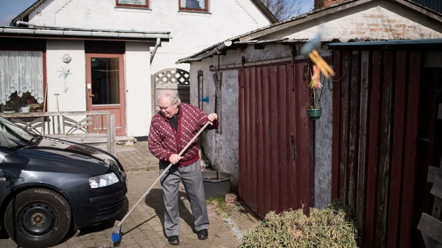 Hus i Errindlev på Lolland.
