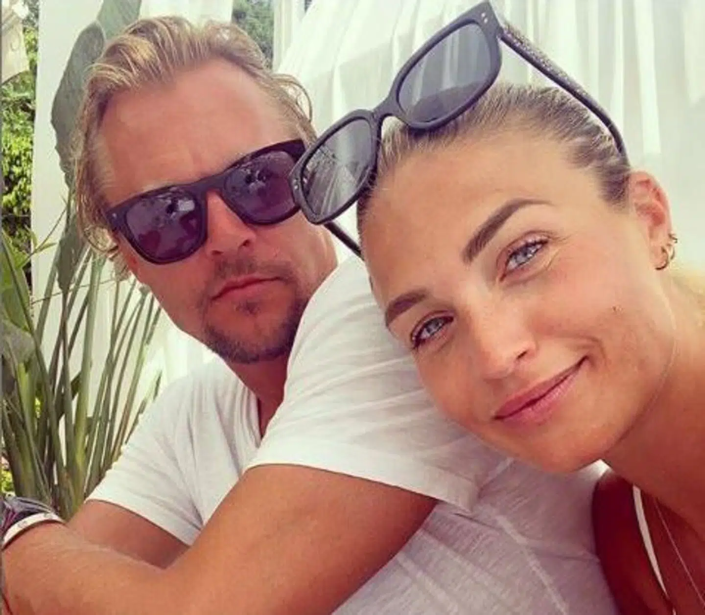 Christiane Schaumburg-Müller og erhvervsmanden Daniel Aaxman har dannet par i mere end fire år, herunder et år som ægtepar. Foto: Privat