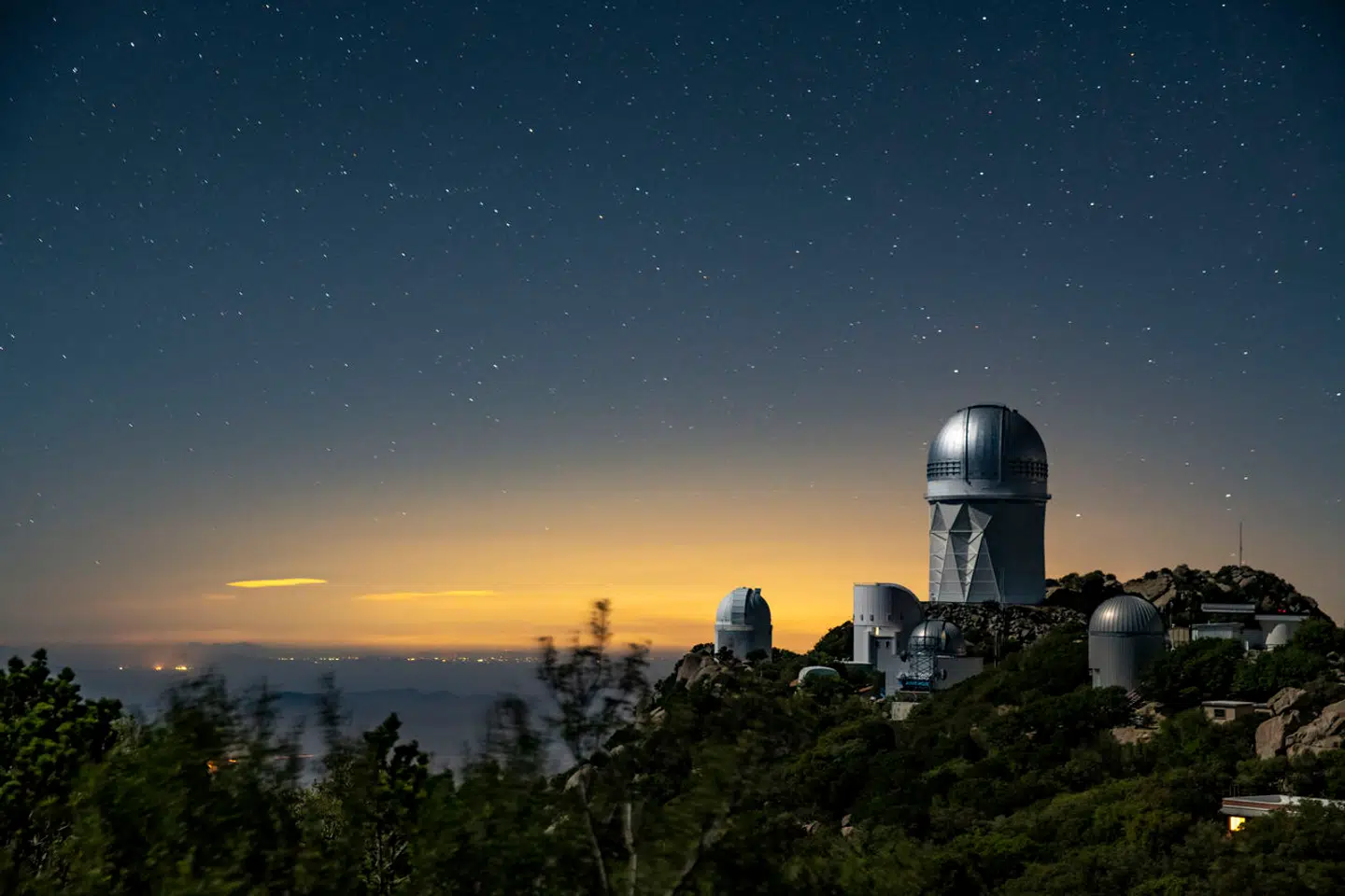 De nye observationer er foretaget ved Kitt Peak National Observatory i Arizona. Arkivfoto: Marilyn Chung, Berkeley Lab