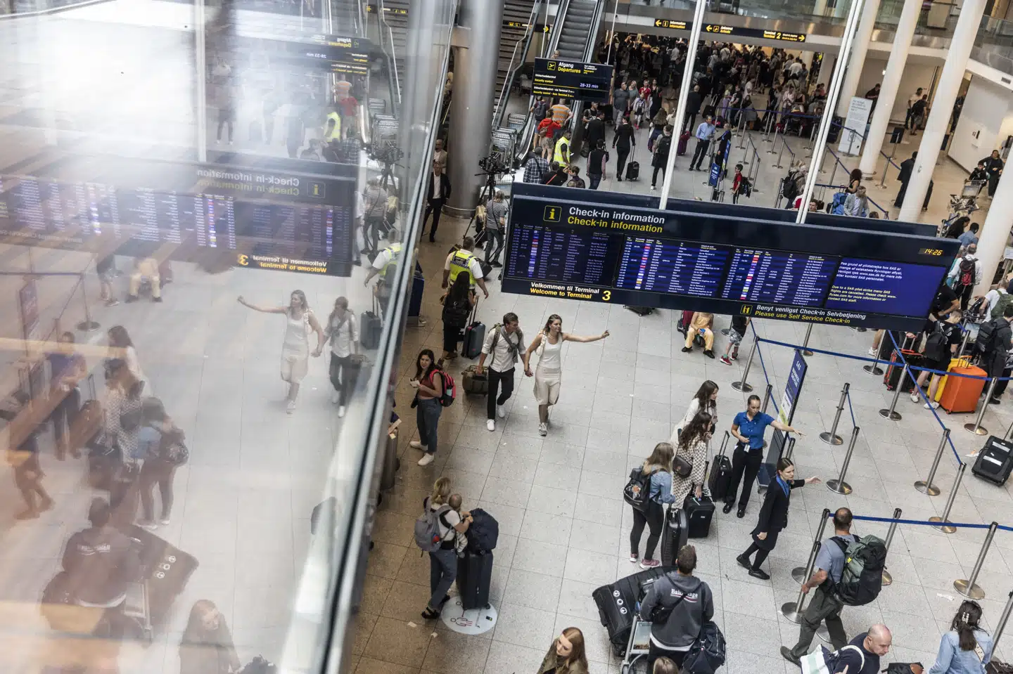 Københavns Lufthavn forventer op mod en million flere passagerer i løbet af sommermånederne sammenlignet med 2023. (Arkivfoto).
