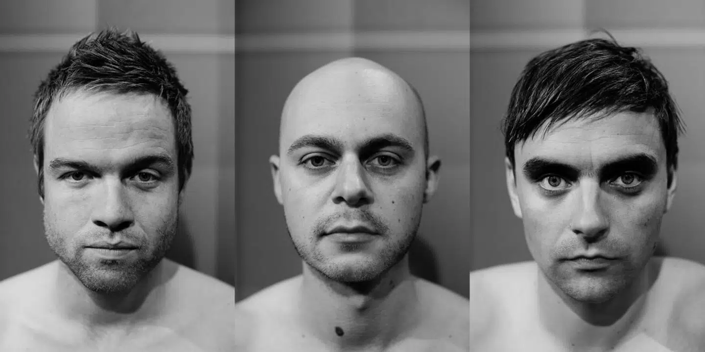 Drengene fra Angora – fra venstre: Rune Tolsgaard, Esben Pretzmann og Simon Kvamm.