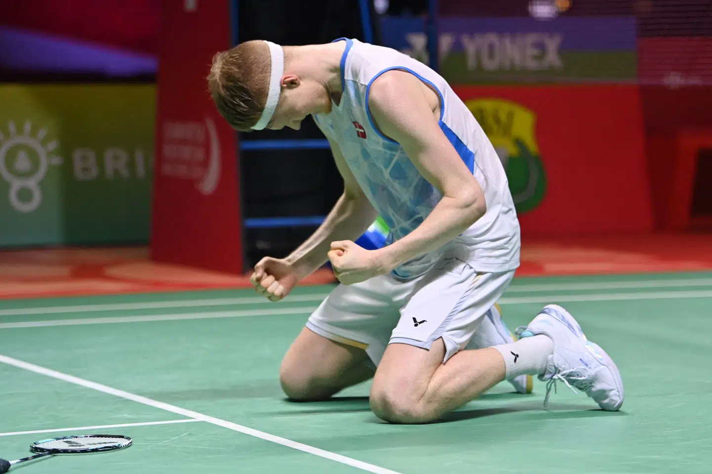 Anders Antonsen kan søndag sikre sig sin tredje europæiske mesterskabstitel. (Arkivfoto).