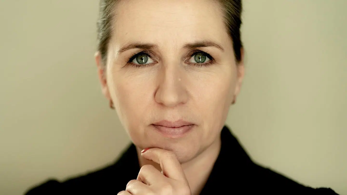 Statsminister Mette Frederiksen (S) fotograferet i Statsministeriet på Christiansborg.