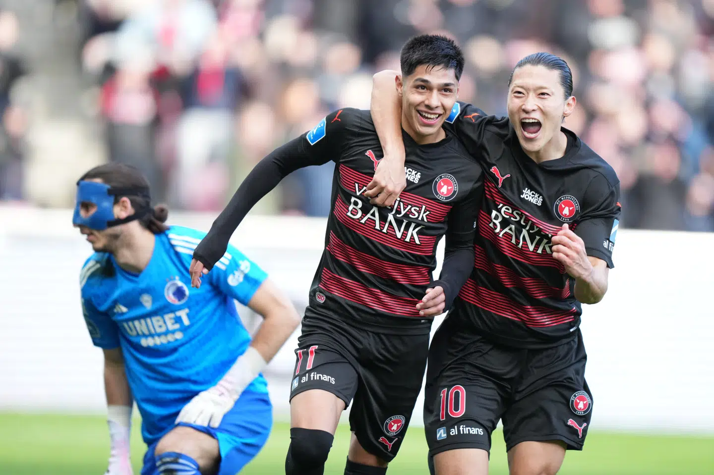 Dario Osorio var mand for både en flot oplæg og en vild scoring i 2-2-kampen mod FCK.