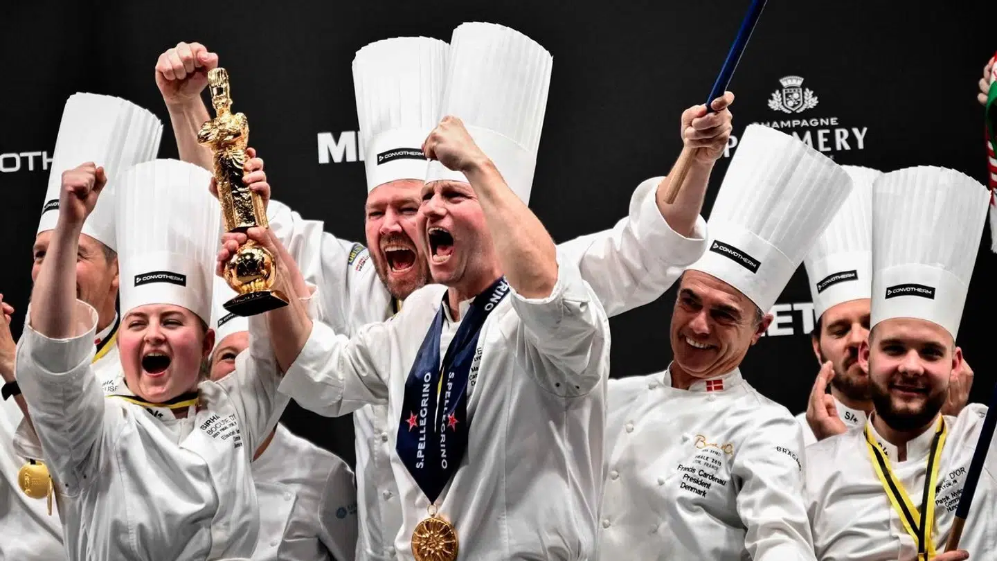 Her ses Brian Mark Hansen og hans hold, da de i 2023 sidste år vandt Bocuse d'Or, der betragtes som det uofficielle verdensmesterskab for kokke.
