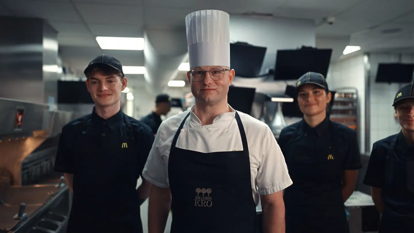 Brian Mark Hansen er ny kok hos McDonald's.