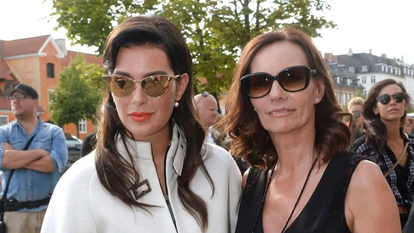 Janni Spies med datteren Michala Kjær (Brylov) i 2014.