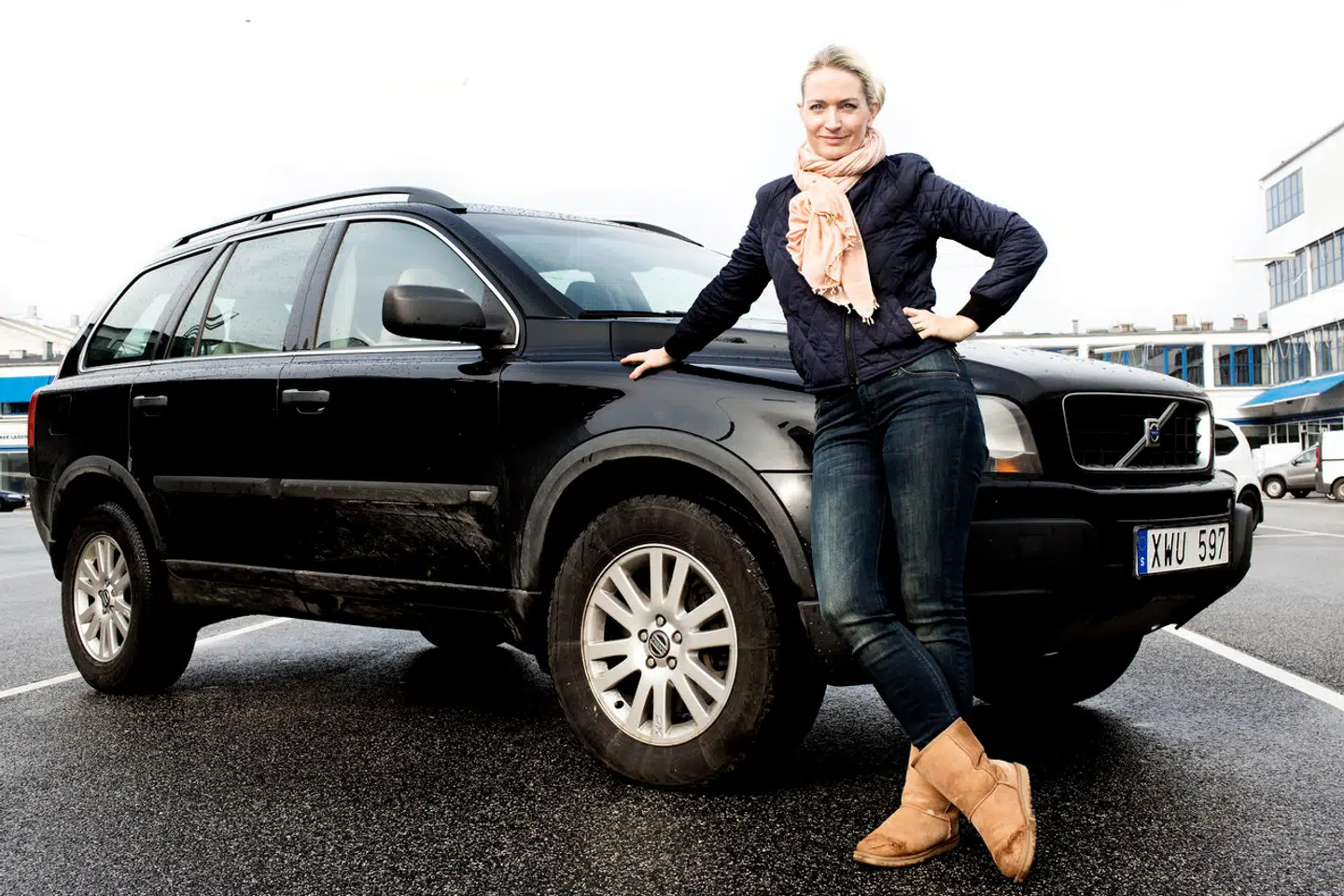 For tiden har familien kun én bil, nemlig en Volvo XC60.