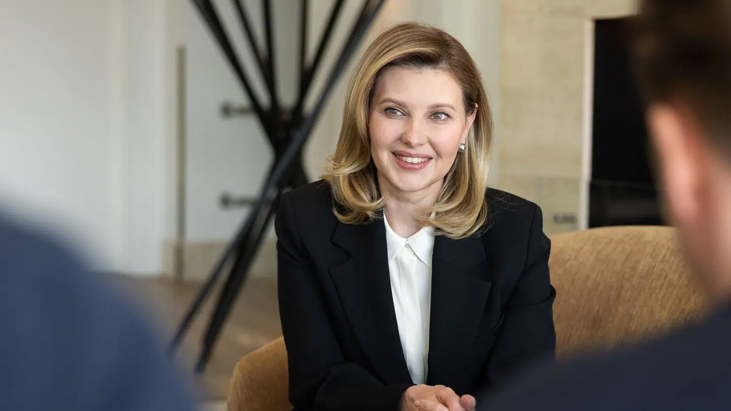 Olena Zelenska talte tirsdag med B.T.