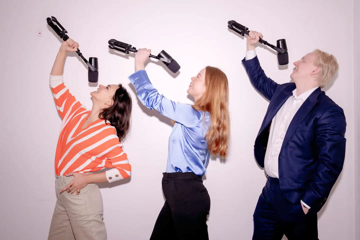 Stifterne af podcasten »Karriereklubben«, Nima Tisdall, Caroline Rossmeisl og André Thormann, kommer fra forskellige karrierebaggrunde: Den ene er iværksætter. Den anden beskæftiger sig med kommunikation. Den tredje arbejder i en bank og på CBS.