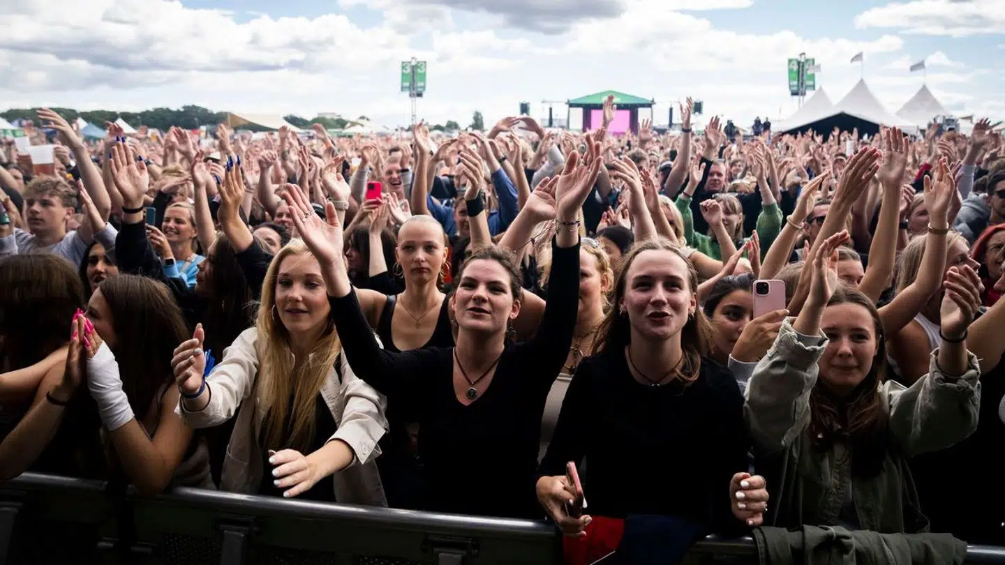Publikum under Grøn Koncert på Amager i 2023.
