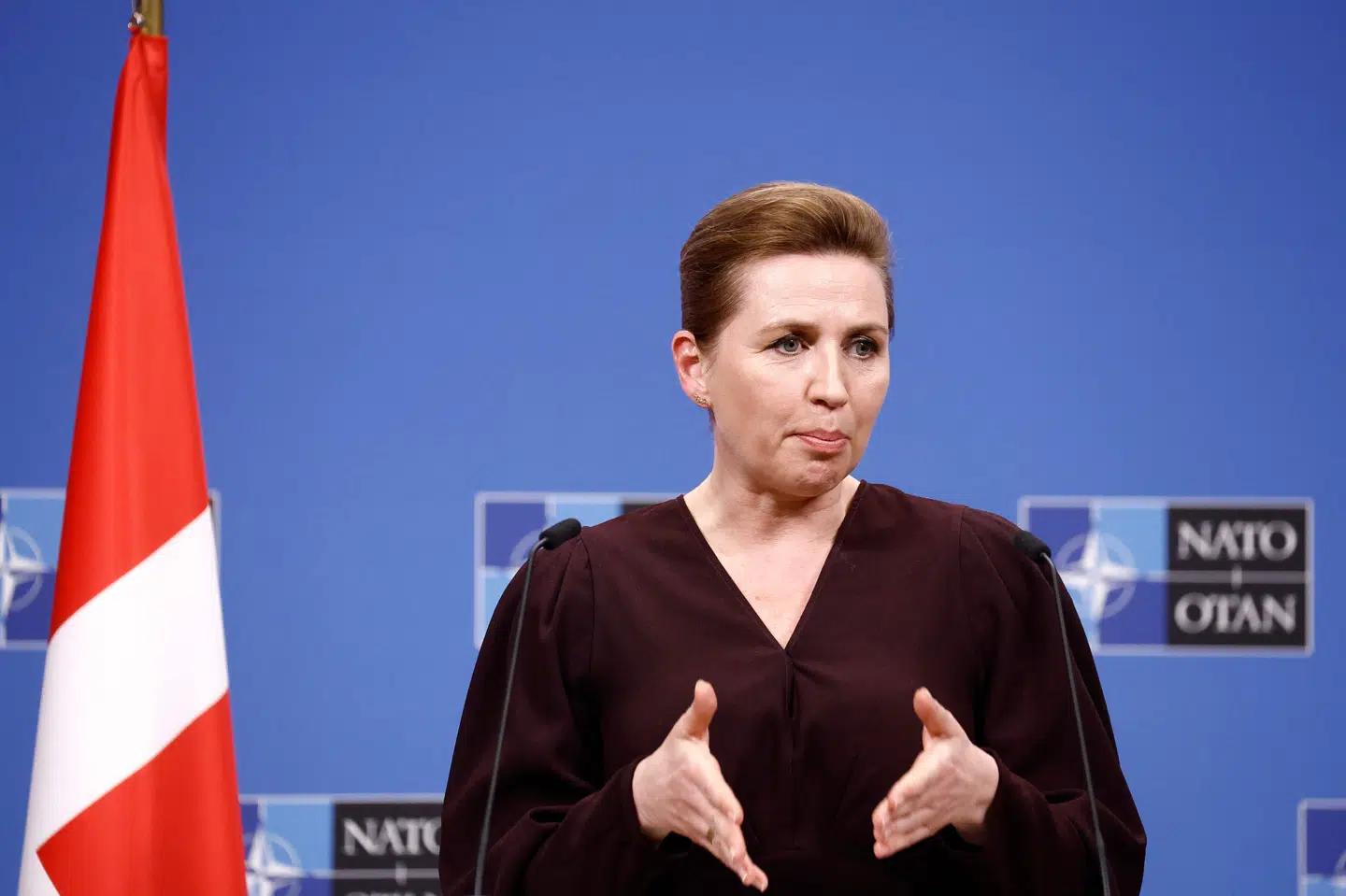 Statsminister Mette Frederiksen ønsker reformer af det indre marked, siger hun før EU-topmøde. Inden topmødet onsdag aften mødtes hun med flere lande og Natos generalsekretær i Natos hovedkvarter i Bruxelles.