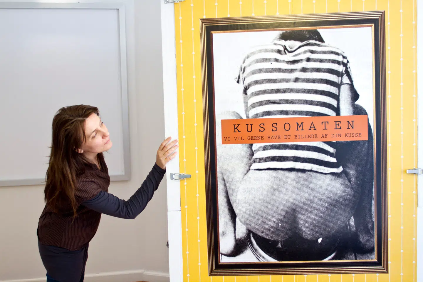 Kussomaten på åbningsdagen 8. marts 2011. Foto: Jeanne Kornum, Scanpix.