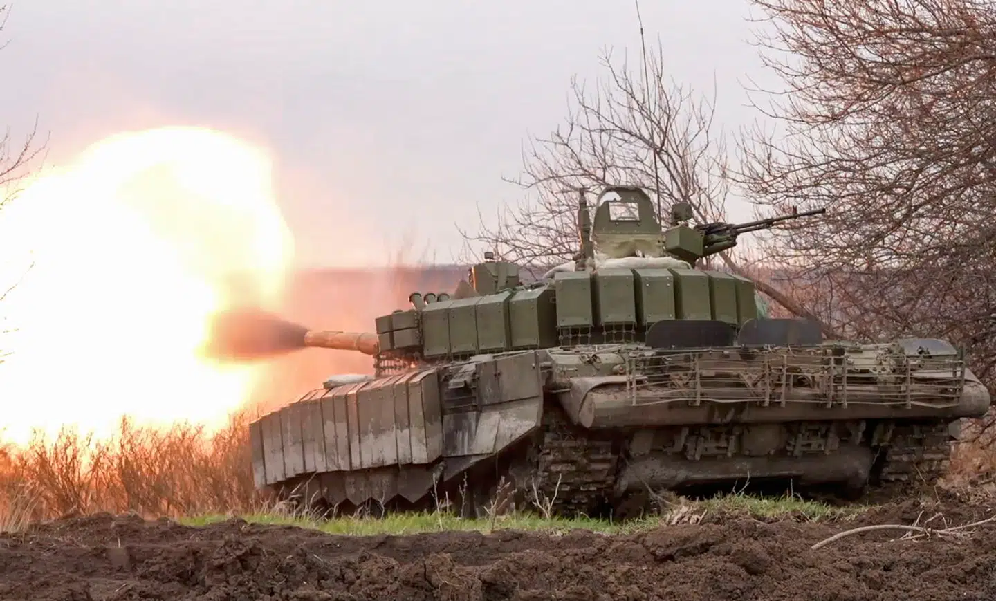 Wagner-soldater overlevede længere ved fronten end soldater udsendt af det russiske forsvar, tyder data på. Billedet viser en russisk T-72B3-kampvogn i Belgorod-regionen i marts i år.