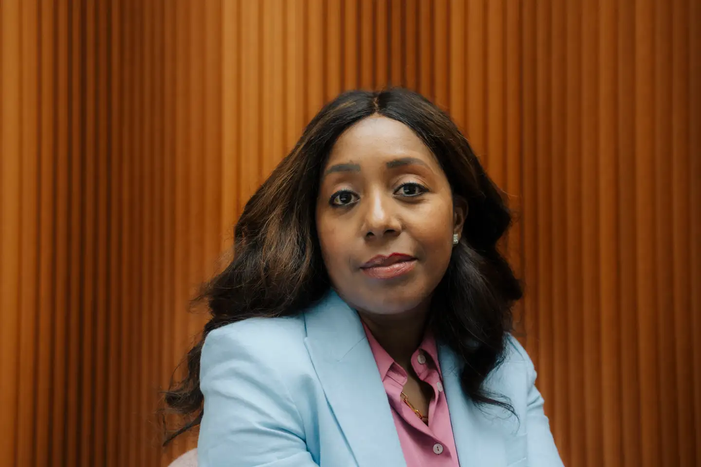 Ambre James-Brown har været i Novo Nordisk i 12 år. Tidligere i New Jersey i USA og i Tokyo i Japan og i dag i Bagsværd.