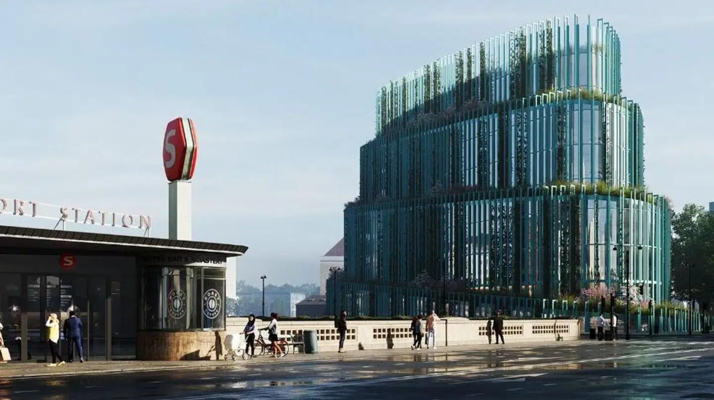 Det tredje bud har fået navnet 'Grønt Palads'.