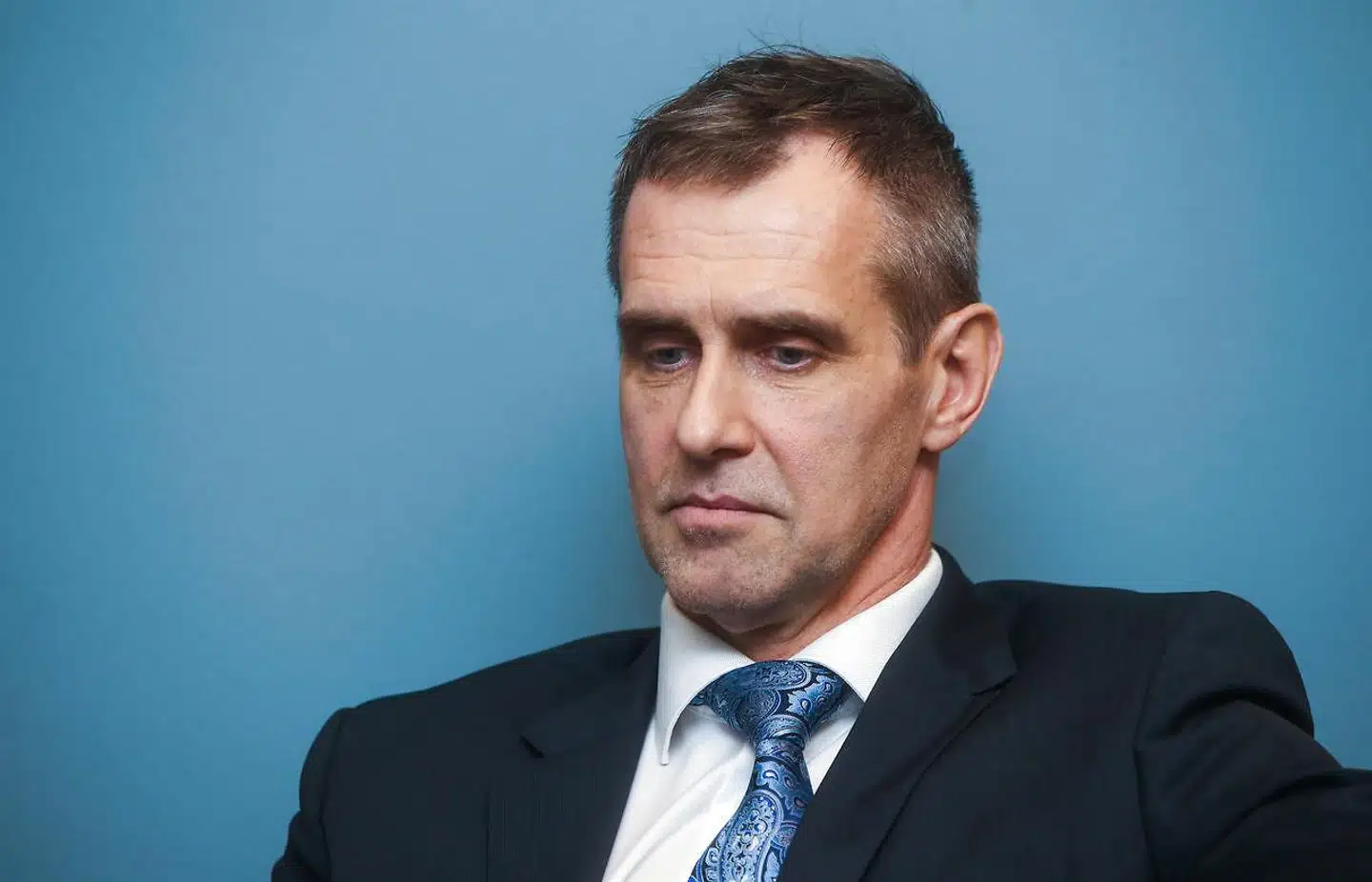 Aivar Rehe, tidligere direktør i Danske Banks afdeling i Estland, er gået bort. Arkivfoto: Andras Kralla/Ritzau Scanpix