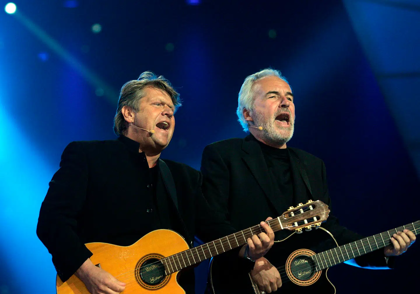 På scenen som Brødrene Olsen.