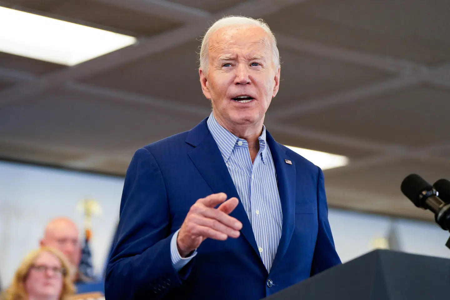 Den amerikanske præsident, Joe Biden, siger at man med nye sanktioner "holder Iran ansvarlig", efter at det angreb Israel i weekenden. (Arkivfoto).